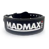 Пояс для тяжелой атлетики MadMax MFB-244 Sandwich кожаный Black XL