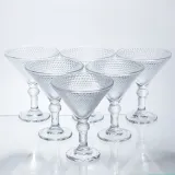 Набор бокалов для мартини Martini Glass 6 штук по 215 мл коктейльные HP-17-56