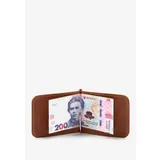 Затиск для грошей світло-коричневий вінтаж