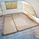 Килимок надувний із подушкою одномісний Naturehike CNK2550WS025, 60 мм, зелений