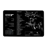 Коврик UAD для очистки оружия 43х28 смGlock