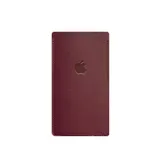 Шкіряний чохол для iPhone 11 Бордовий