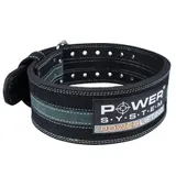 Пояс для пауерліфтингу Power System PS-3800  PowerLifting шкіряний Black/Grey Line XL