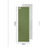 Килимок складаний IXPE Naturehike CNK2450WS044, алюмінієва плівка, 195x60х1,8 см, оливковий зелений