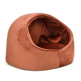 Будка - домик для кошек и собак "Нежность" №1 360х370х320 коричневый