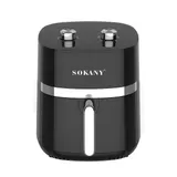 Аерогриль-фрітюрниця SOKANY 6.5 літрів 1500 Вт, чорна SK10024