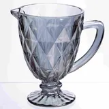 Глек для напитков Fractal стеклянный 1 литр HP-19-267 кувшин для лимонада прозрачный