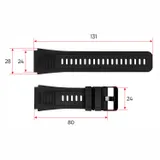 Ремень для смарт-часов Modfit Expedition Compass Black