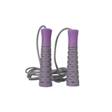 Скакалка PowerPlay 4206 Jump Rope PRO+ Сіро-фіолетова (2,75m.)