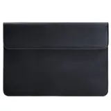 Шкіряний чохол-конверт на магнітах для MacBook Pro 16" Синій Crazy Horse