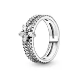 Серебряное кольцо Pandora Блестящая снежинка