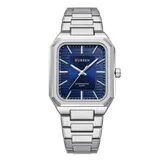Мужские часы Curren 8457 Silver-Blue