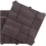 Декоративное напольное покрытие Mosaic, рифленое, 30х30см, коричневый, уп.6 шт.