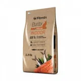 Fitmin cat Purity Indoor 1,5 кг лосось / комплексный корм для взрослых кошек, живущих в основном в помещении