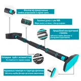 Раздвижной распорный турник EasyFit BlueGymBar 95-120 см