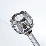 Стеклянный подсвечник Crystal Pillar 17 см на стол декоративный HP-7-27