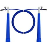 Швидкісна скакалка EasyFit Speed Cable Rope 3 м зі стальним тросом синя
