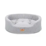 Лежак для собак и кошек  с съёмной подушкой DANDY 55 CUS.BOUCLE' серый