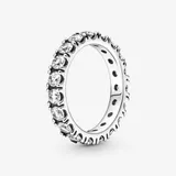 Срібна каблучка Pandora Блискучий рядочок 190050C01