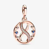 Срібна намистина, шарм Знак нескінченності Pandora Me
