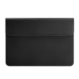 Шкіряний чохол-конверт на магнітах для MacBook Pro 16" Чорний Crazy Horse
