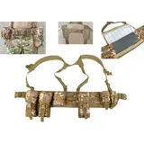 Разгрузочный пояс тактический (РПС) с комплектом подсумков (5 шт) Palianytsia Advanced Multicam Arid степной