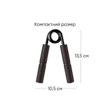 Кистьовий еспандер EasyFit Hand Grip PRO 159 кг чорний (350 lb)