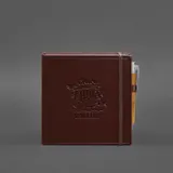 Кук-бук для запису рецептів Книга кулінарних секретів в бордовій обкладинці