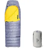 Спальный мешок с натуральным пухом Naturehike CW700 CNK2450WS048, размер M, желто-серый