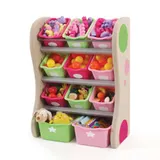 Органайзер с разноцветными ящиками STEP 2 "FUN TIME ROOM ORGANIZER", 89х67х36 см, розовый/салатовый
