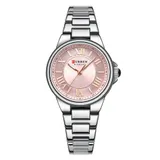 Женские часы Curren 9091 Silver-Pink