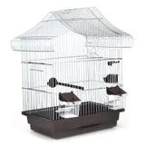 Клетка для птиц Лори Мини-1 45 x 33 x 23 см цинк, коричневая
