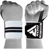 Бинти для зап'ясть (кистьові бинти) RDX W2 Gym Wrist Wraps Чорний PLUS