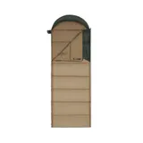 Спальник с капюшоном Naturehike Sunny Day PL02 U450 CNK2550WS028, (3,9°C), правый, коричнево-зелёный