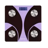 Смарт весы электронные Sokany 26х26 см до 180 кг с Bluetooth Фиолетовый SK-19029V