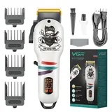 Тример для бороди і волосся VGR V-699B акумуляторний USB зарядка білий
