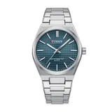 Мужские наручные часы Curren 8439L серебристо-голубые