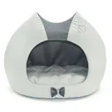 Будиночок для котів та собак Cat №1 Лорі 30х40х40 см Сірий