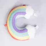 Подушка для шиї Rainbow U-подібна, рожевий HP-56-13P