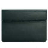 Шкіряний чохол-конверт на магнітах для MacBook Pro 16" Зелений
