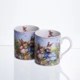 Набор чашек фарфоровых Rabbit Family  220 мл 2шт HP-7323-8