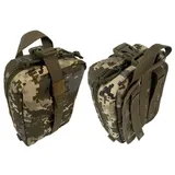 Подсумок аптечка быстросъемная тактическая MOLLE пиксель ВСУ MM-14 для РПС, разгрузки или жилет