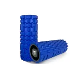 Массажный ролик EasyFit Grid Roller 33 см v.1.1 прочный массажер (синий)