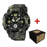 Мужские часы Awarder 004 Полиция Camo Green