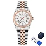 Женские часы Pagani Design PD-1794L Silver-Rose Gold-White