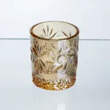Набір чарок для віскі Shot glass 6 штук по 75 мл коричневий HP-17-39