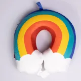 Подушка для шиї Rainbow U-подібна, синій HP-56-13BL