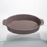 Форма для запікання овальна 36×22.5×7 (см) форма для духовки 2 літри Бежевий S1286