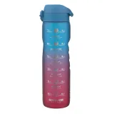 Пляшка для води ION8 1000 мл. BPA Free, Times To Drink, (ЕКО пляшка) BPA Free, Blue & Pink