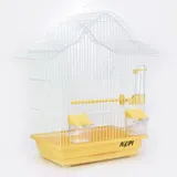 Клетка для птиц Лори Мальва 45 x 33 x 23 см беж, покрытие цинк